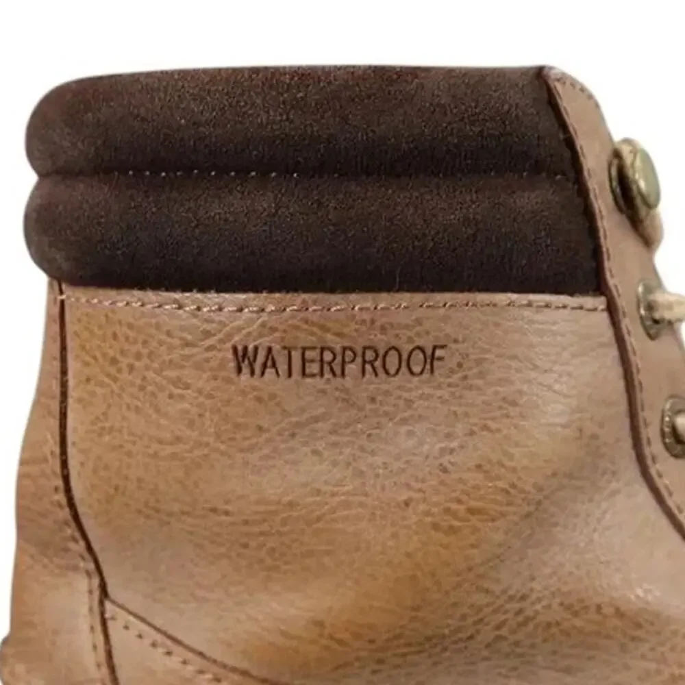 Sperry Shoes Mens 8 Boots Duck Outdoor Leather Waterproof Brewster Lace Up Brown